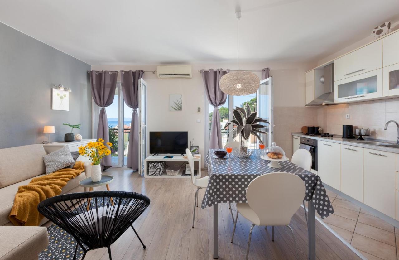 Sea View Ela Apartments Подгора Экстерьер фото